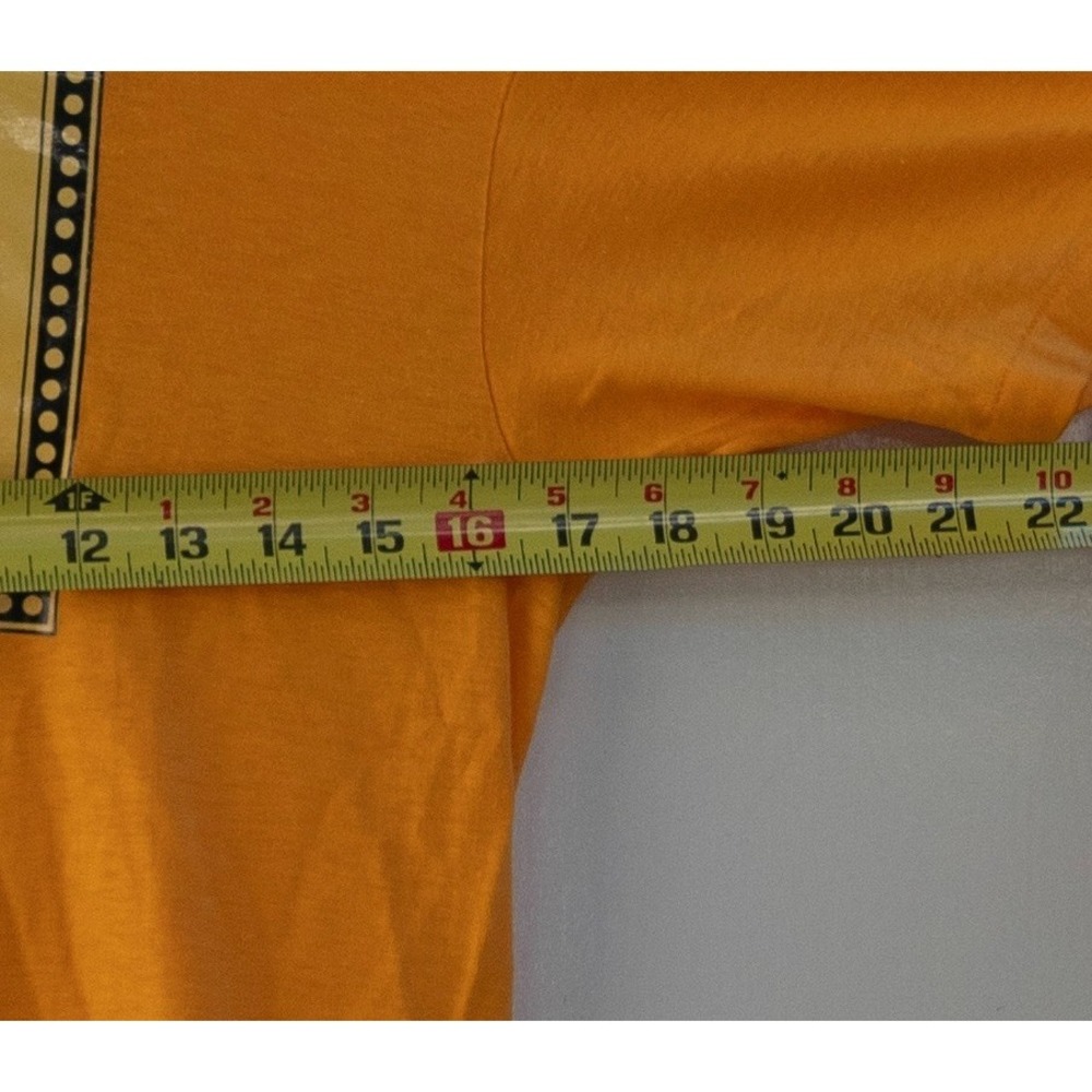 Vintage 70s / 80s Hanes Single Stitch Presto Chango T-Shirt Yellow Men's Size M - Picture 5 of 11